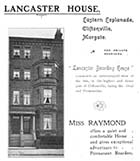 Eastern Esplanade/Lancaster House, Lancaster Place [Guide 1903]